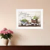 Homezia Home Is Not A Place 2 White Framed Print Wall Art