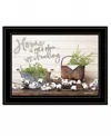 Homezia Home Is Not A Place 3 Black Framed Print Wall Art