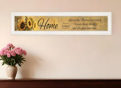 Homezia Home Ise 1 White Framed Print Wall Art