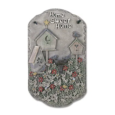 Homezia Home Sweet Home Birdbaths Indoor Outdoor Resin Welcome Wall Decor