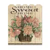 Homezia Home Sweet Home Peonies Unframed Print Wall Art