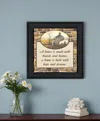 Homezia Hope And Dreams 1 Black Framed Print Wall Art