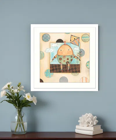 Homezia Humpty Dumpty White Framed Print Wall Art In Multi