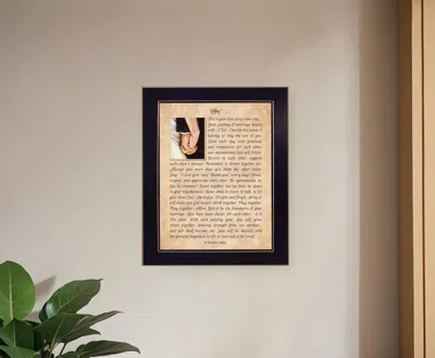 Homezia I Do 4 Black Framed Print Wall Art