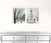 Homezia I Heard The Bells On Christmas Day 1 White Framed Print Wall Art