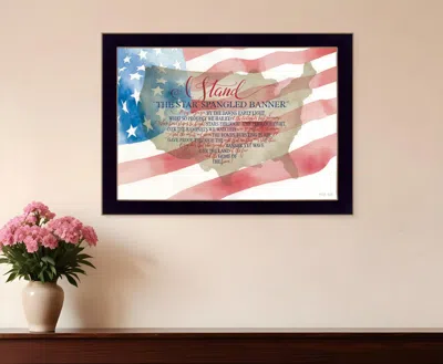Homezia I Stand 1 Black Framed Print Wall Art