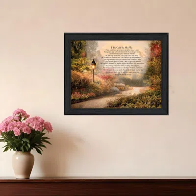 Homezia If You Could See Me Now 3 Black Framed Print Wall Art In Multi