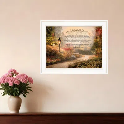 Homezia If You Could See Me Now 4 White Framed Print Wall Art In Multi