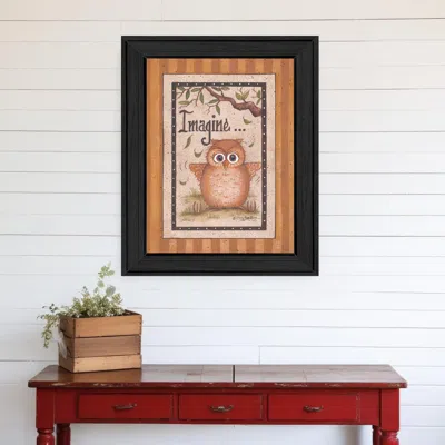 Homezia Imagine Black Framed Print Wall Art