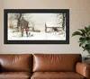 Homezia In The Meadow 4 Black Framed Print Wall Art