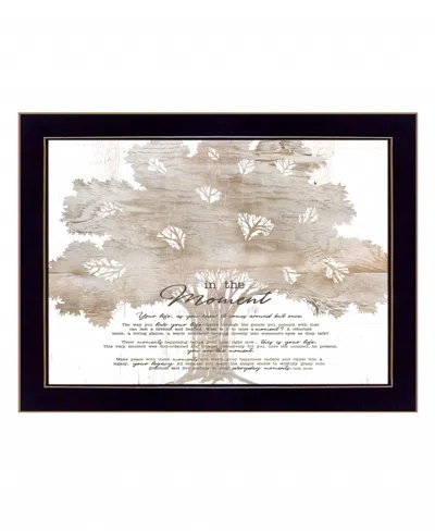 Homezia In The Moment 1 Black Framed Print Wall Art