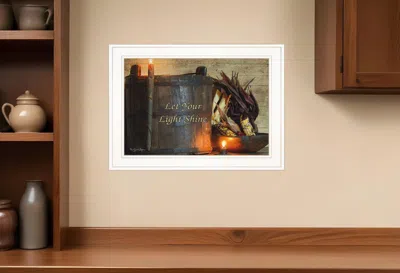 Homezia Indian Corn 2 White Framed Print Wall Art
