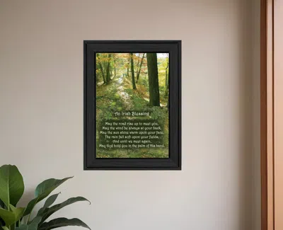 Homezia Irish Blessing Black Framed Print Wall Art