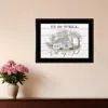 Homezia It Is Well 2 Black Framed Print Wall Art