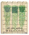 Homezia Ivy Welcome Unframed Print Wall Art