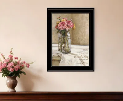 Homezia Jewels Of Summer 2 Black Framed Print Wall Art In Multi