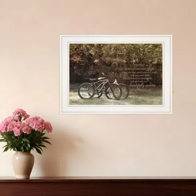 Homezia Journey Together 1 White Framed Print Wall Art