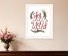 Homezia Take A Bubble Bath 1 Brown Framed Print Bathroom Wall Art