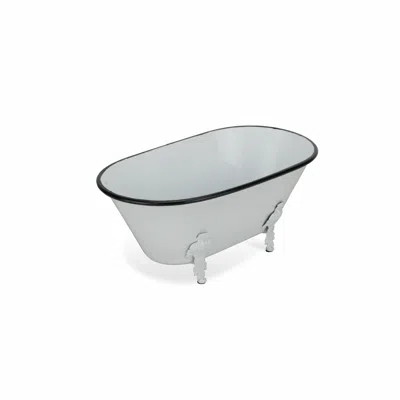 Homezia Jumbo White Bathtub Decorative Sculpture