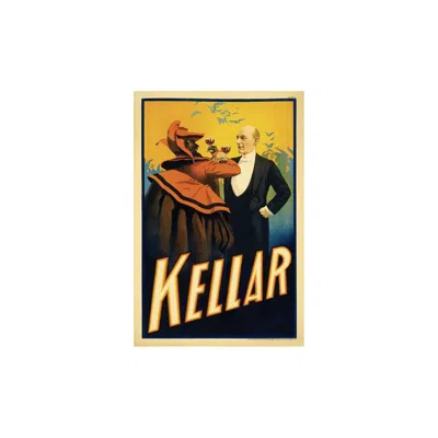 Homezia Kellar Levitation Vintage Magic Unframed Print Wall Art