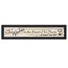 Homezia Kitchen Is The Heart Of The Home 1 Black Framed Print Kitchen Wall Art