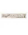 Homezia Kitchen Is The Heart Of The Home 13 White Framed Print Kitchen Wall Art