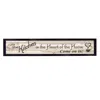 Homezia Kitchen Is The Heart Of The Home 2 Black Framed Print Kitchen Wall Art