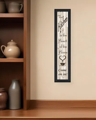 Homezia Kitchen Is The Heart Of The Home 8 Black Framed Print Kitchen Wall Art