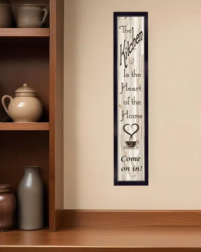 Homezia Kitchen Is The Heart Of The Home 9 Black Framed Print Kitchen Wall Art