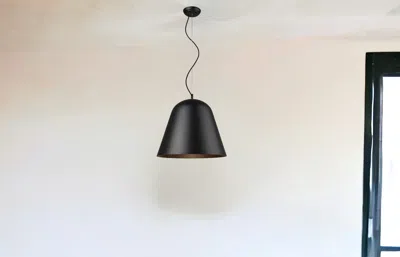 Homezia Knell 1-light Matte Black Pendant In Brown