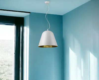 Homezia Knell 1-light White Pendant In Burgundy