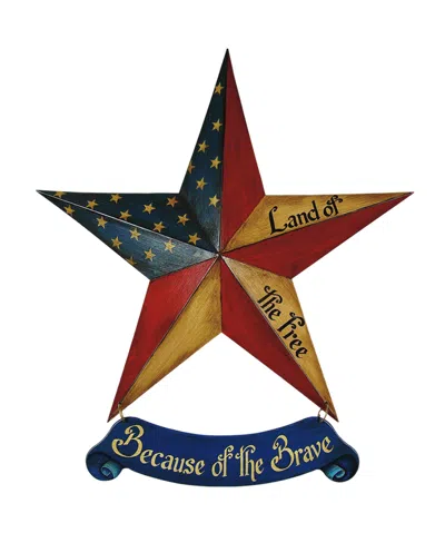 Homezia Land Of The Free Unframed Print Wall Art In Multi