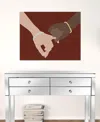 Homezia Large Friendship Promise Canvas Wall Art