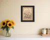 Homezia Laundry 1 Black Picture Frame Print Bathroom Wall Art