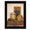 Homezia Laundry Soap 3 Black Framed Print Bathroom Wall Art