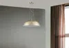 Homezia Layla 1-light Washed Gold Bowl Pendant With Gloss White Interior Shade