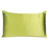 Homezia Lemongrass Dreamy Set Of 2 Silky Satin King Pillowcases