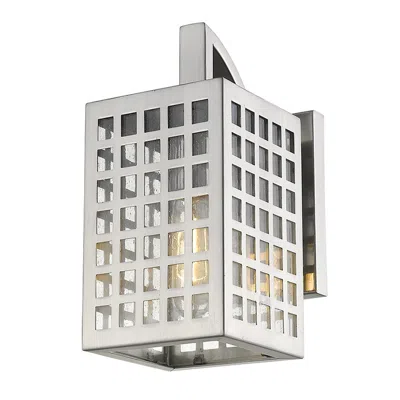Homezia Letzel 1-light Satin Nickel Wall Light