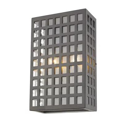 Homezia Letzel 2-light Oil-rubbed Bronze Ada Wall Sconce In Brown