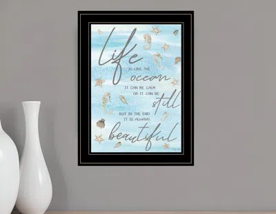 Homezia Life Is Like 3 Black Framed Print Wall Art