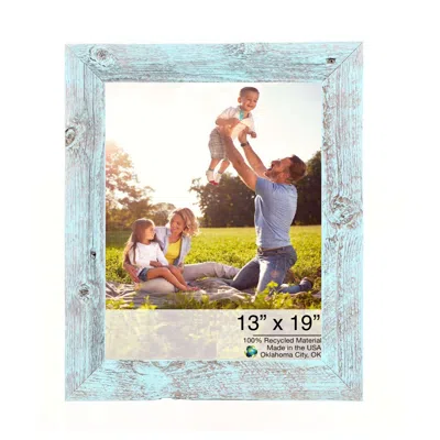 Homezia Light Blue Hanging Picture Frame