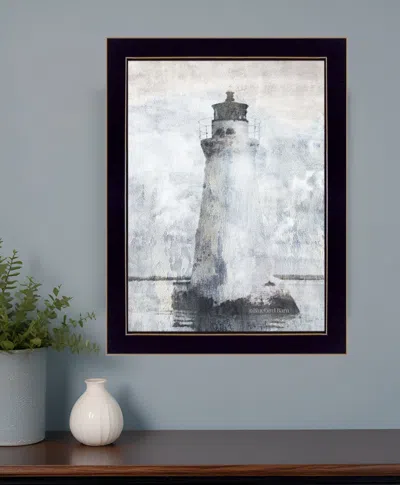 Homezia Lighthouse 3 Black Framed Print Wall Art