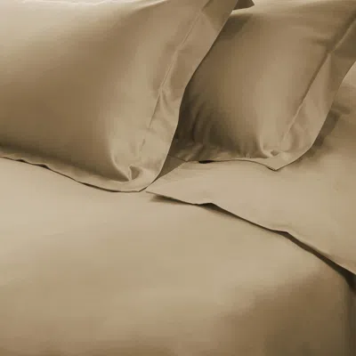 Homezia Linen Twin Cotton Blend 650 Thread Count Washable Duvet Cover Set