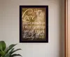 Homezia Live Simply 1 Black Framed Print Wall Art