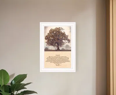 Homezia Living Life 3 White Framed Print Wall Art