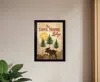 Homezia Lone Moose 1 Black Framed Print Wall Art