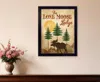 Homezia Lone Moose 2 Black Framed Print Wall Art