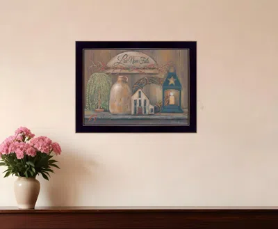 Homezia Love Never Fails 4 Black Framed Print Wall Art In Multi
