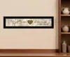 Homezia Love Of Nature Kitchen Or Heart Of Then Home 2 Black Framed Print Kitchen Wall Art
