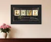 Homezia Love One Another 2 Black Framed Print Wall Art
